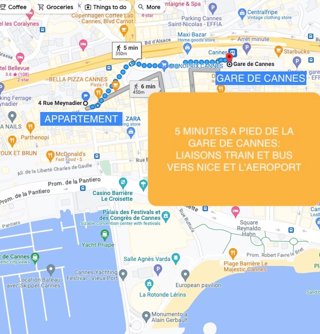 With Style - Rue Meynadier - 350m Palais & Beach! Appartamento Cannes