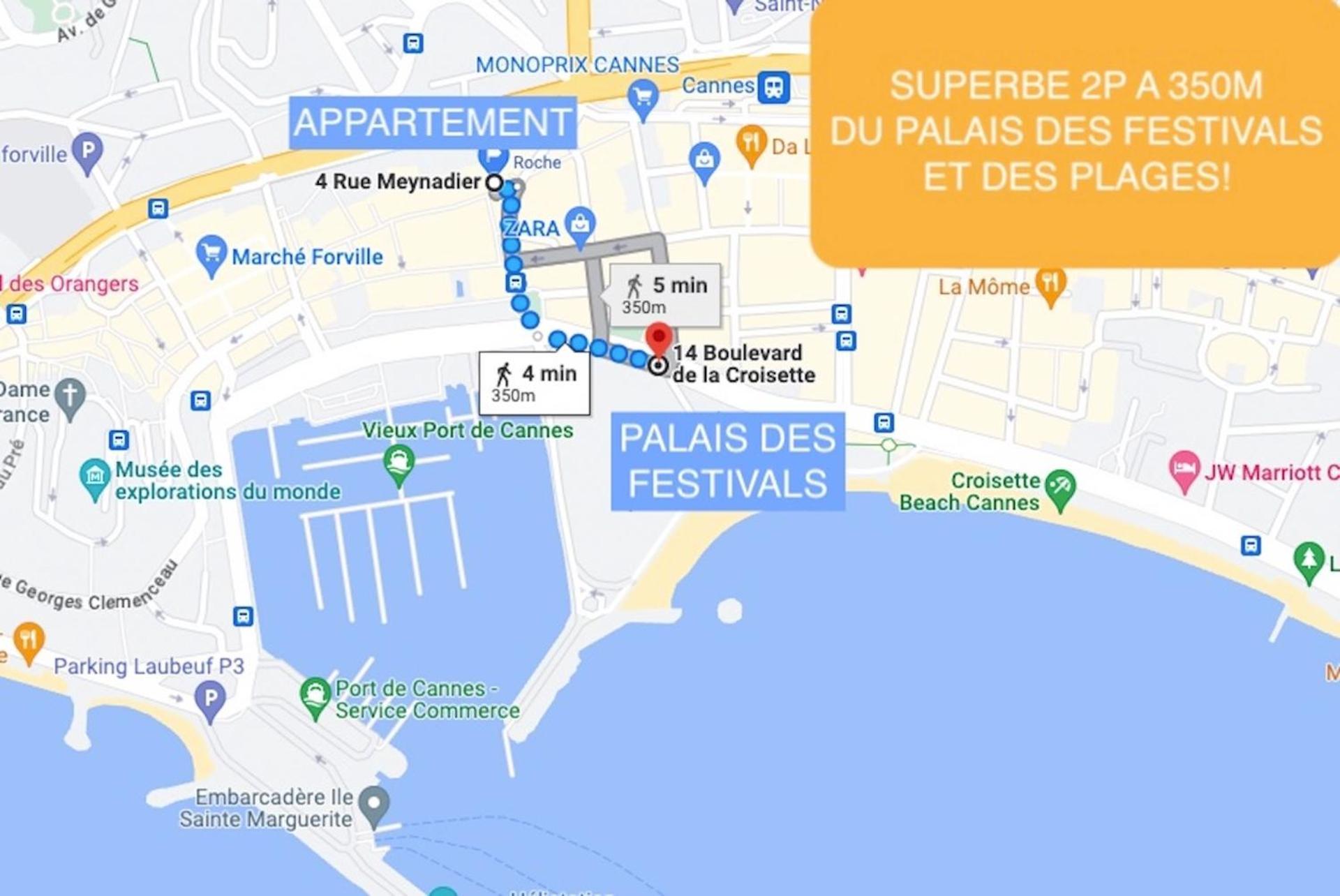 With Style - Rue Meynadier - 350m Palais & Beach! Appartamento *